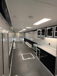 New 2025 Vintage Trailers 8.5x48 Race Trailer with Bathroom