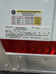 New 2025 Vintage Trailers 8.5x48 Race Trailer with Bathroom