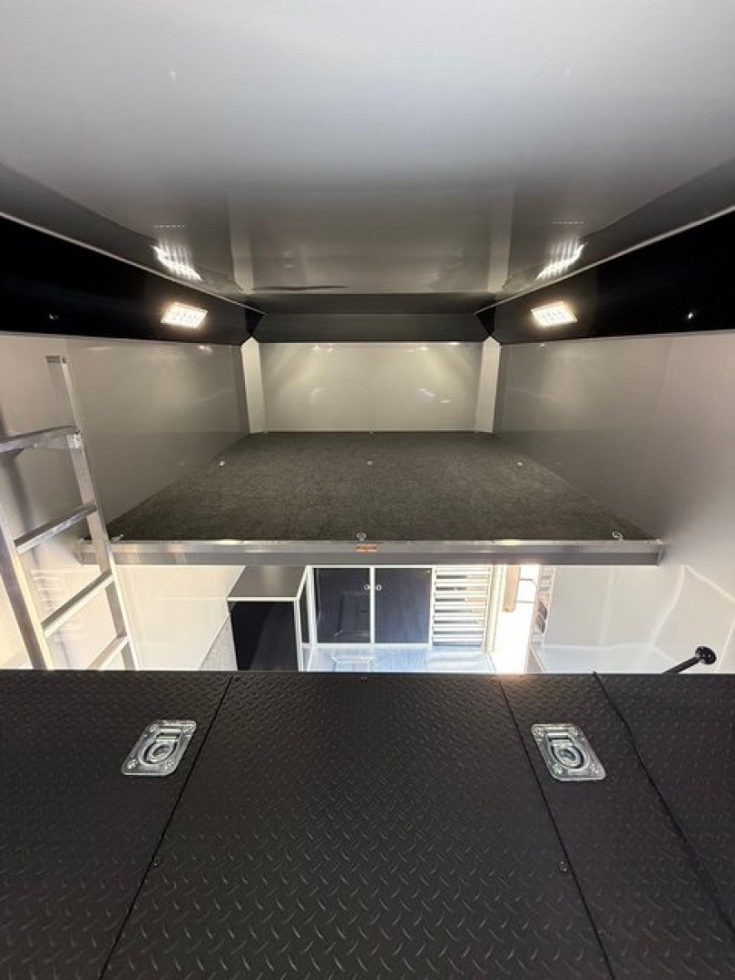 New 2025 INTECH 8.5 X 32 STACKER RACE TRAILER