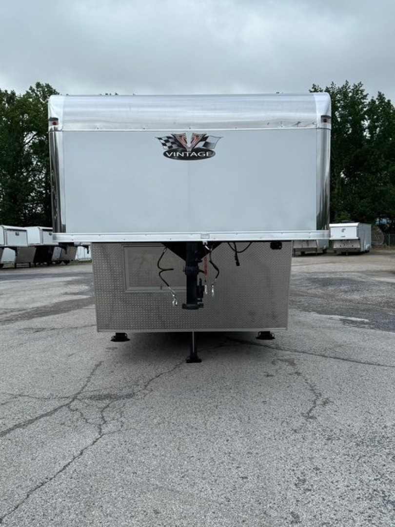 New 2025 Vintage Trailers 8.5x48 Race Trailer With Bathroom