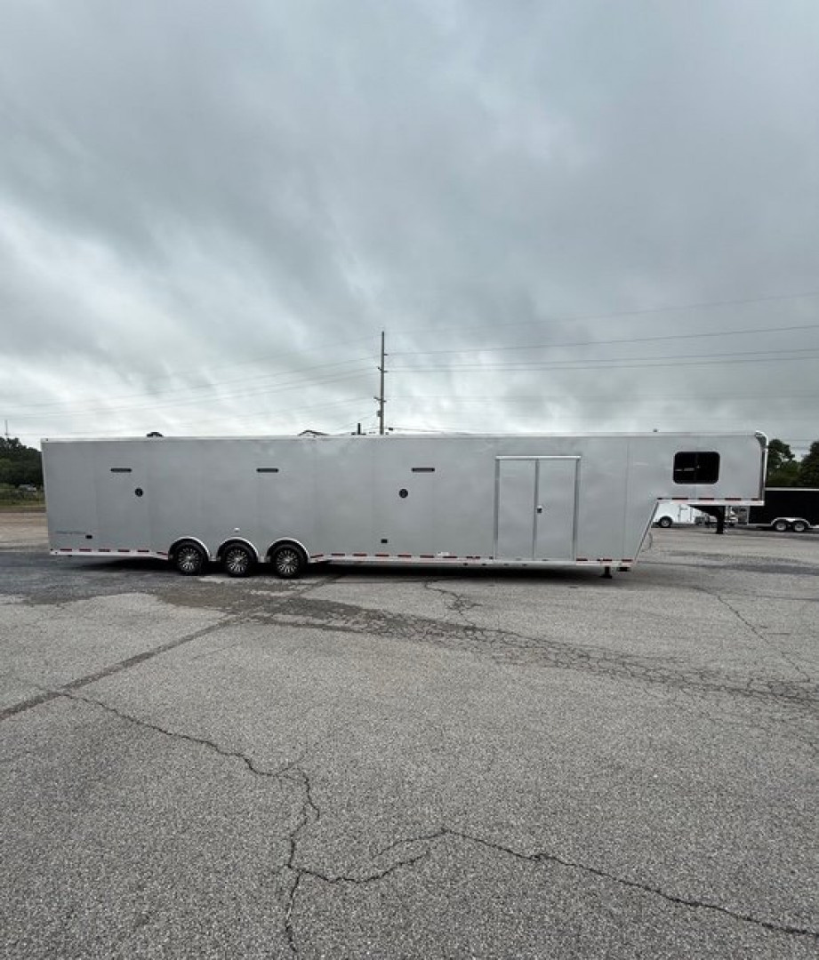 New 2025 Vintage Trailers 8.5x48 Race Trailer With Bathroom