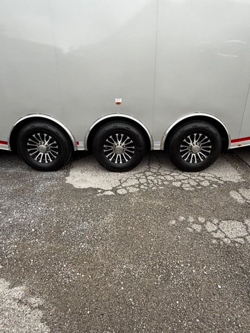 New 2025 Vintage Trailers 8.5x48 Race Trailer With Bathroom