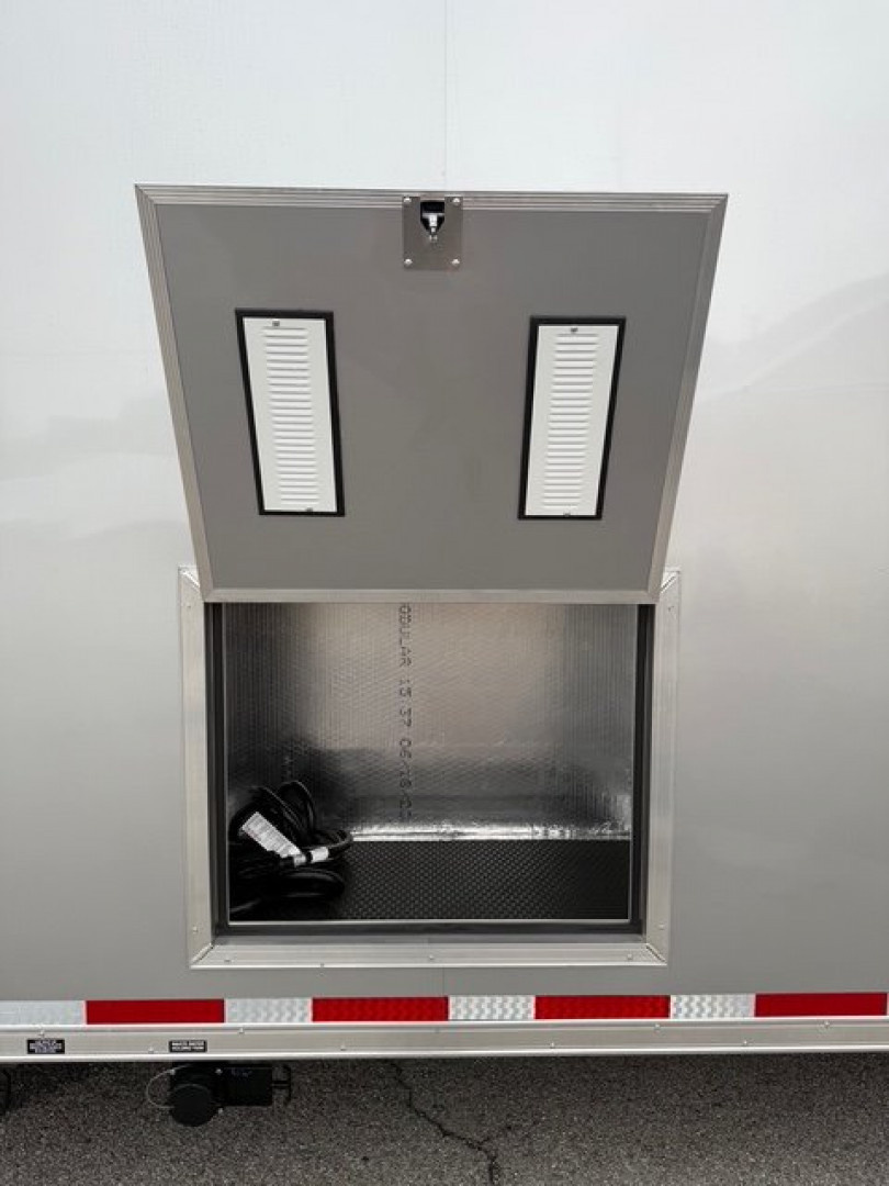 New 2025 Vintage Trailers 8.5x48 Race Trailer With Bathroom