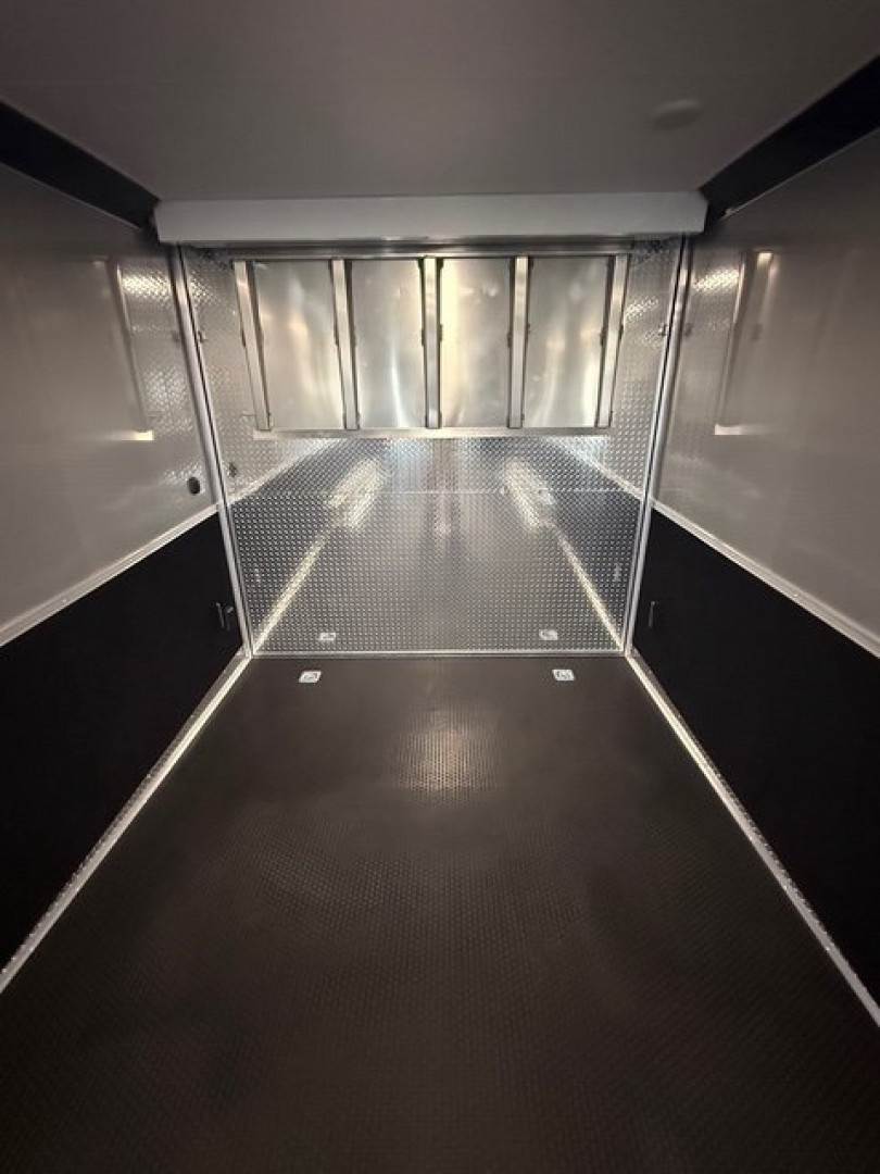 New 2025 Vintage Trailers 8.5x48 Race Trailer With Bathroom