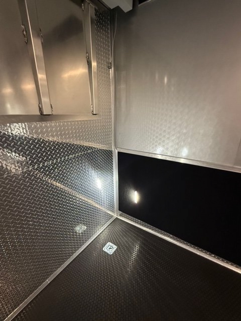 New 2025 Vintage Trailers 8.5x48 Race Trailer With Bathroom