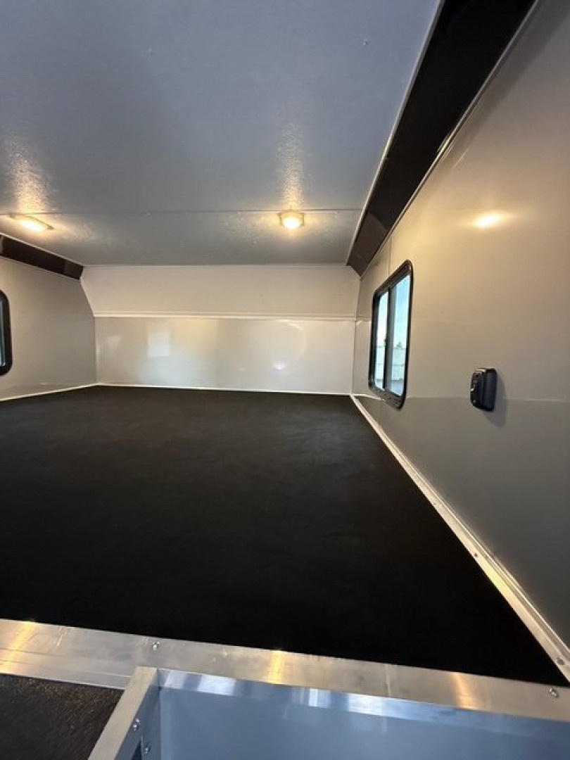 New 2025 Vintage Trailers 8.5x48 Race Trailer With Bathroom