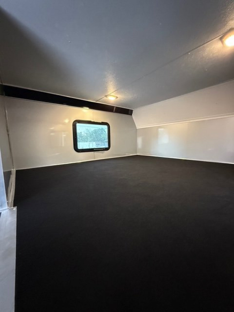 New 2025 Vintage Trailers 8.5x48 Race Trailer With Bathroom