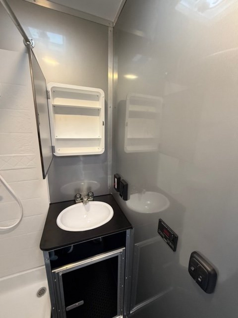 New 2025 Vintage Trailers 8.5x48 Race Trailer With Bathroom