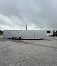 New 2025 Vintage Trailers 8.5x48 Race Trailer With Bathroom