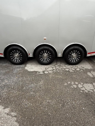 New 2025 Vintage Trailers 8.5x48 Race Trailer With Bathroom