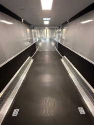 New 2025 Vintage Trailers 8.5x48 Race Trailer With Bathroom