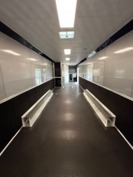 New 2025 Vintage Trailers 8.5x48 Race Trailer With Bathroom