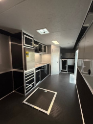 New 2025 Vintage Trailers 8.5x48 Race Trailer With Bathroom