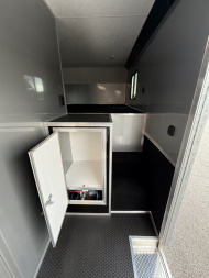 New 2025 Vintage Trailers 8.5x48 Race Trailer With Bathroom