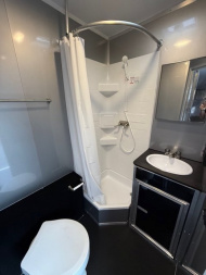 New 2025 Vintage Trailers 8.5x48 Race Trailer With Bathroom