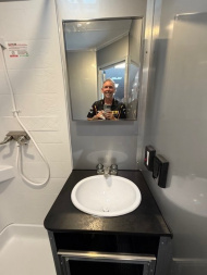 New 2025 Vintage Trailers 8.5x48 Race Trailer With Bathroom