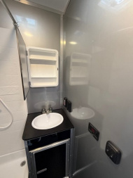 New 2025 Vintage Trailers 8.5x48 Race Trailer With Bathroom