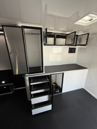 New 2025 RC Trailers 8.5x44 Race Trailer with Bathroom