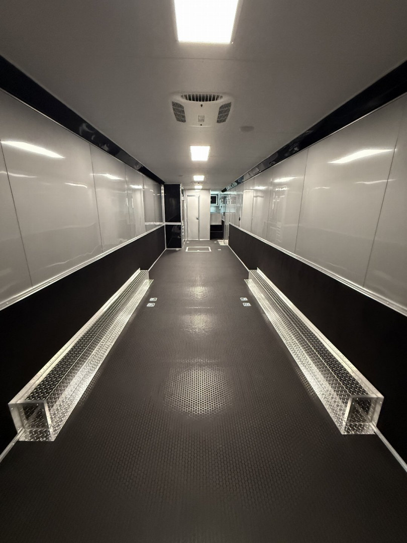 New 2025 Vintage Trailers 8.5x53 Race Trailer With Bathroom