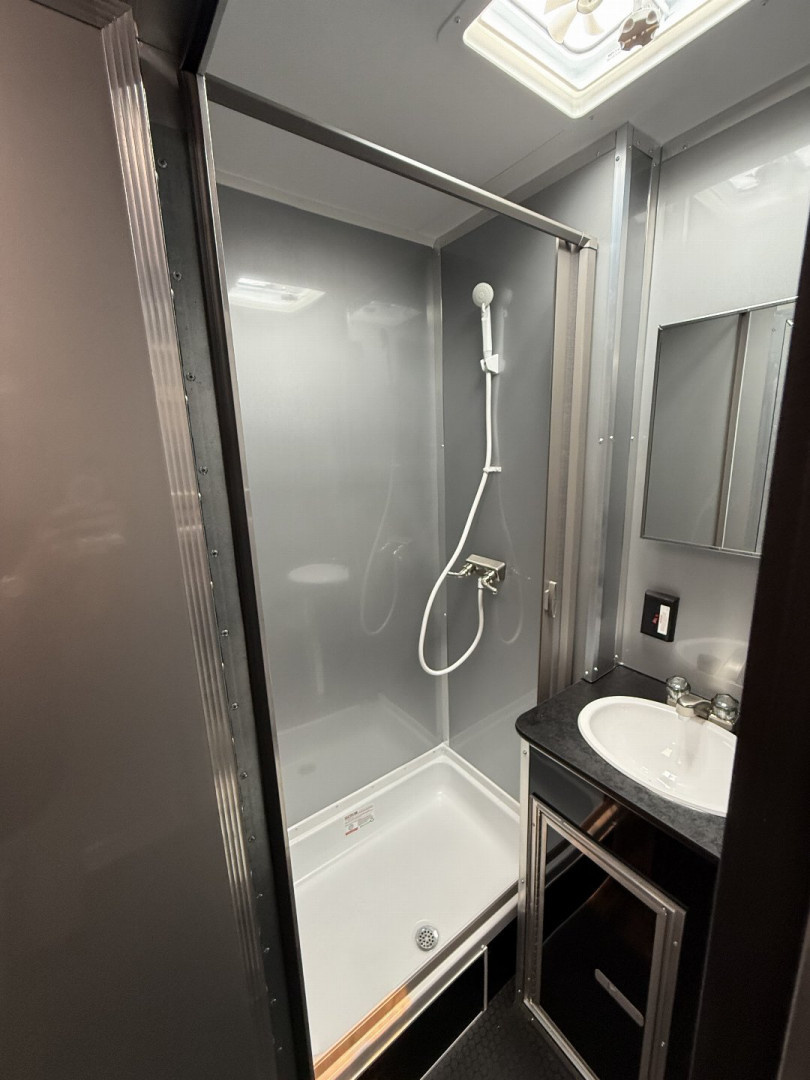 New 2025 Vintage Trailers 8.5x53 Race Trailer With Bathroom