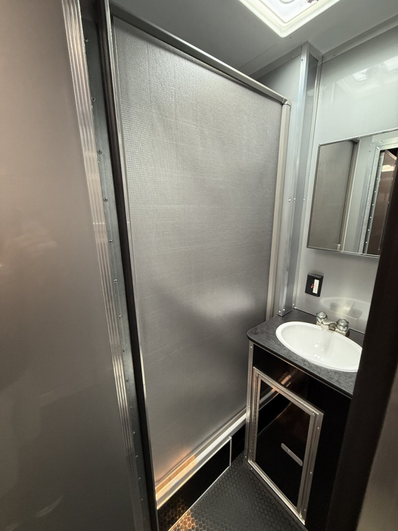 New 2025 Vintage Trailers 8.5x53 Race Trailer With Bathroom