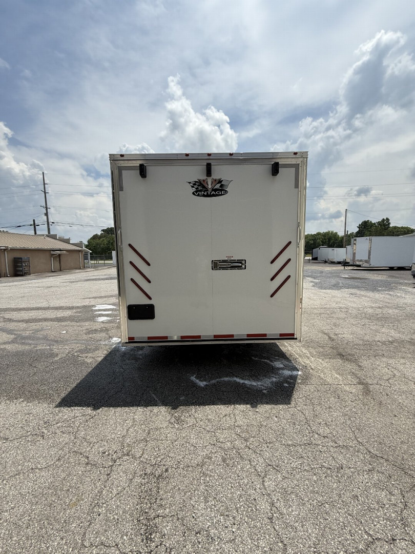 New 2025 Vintage Trailers 8.5x53 Race Trailer With Bathroom