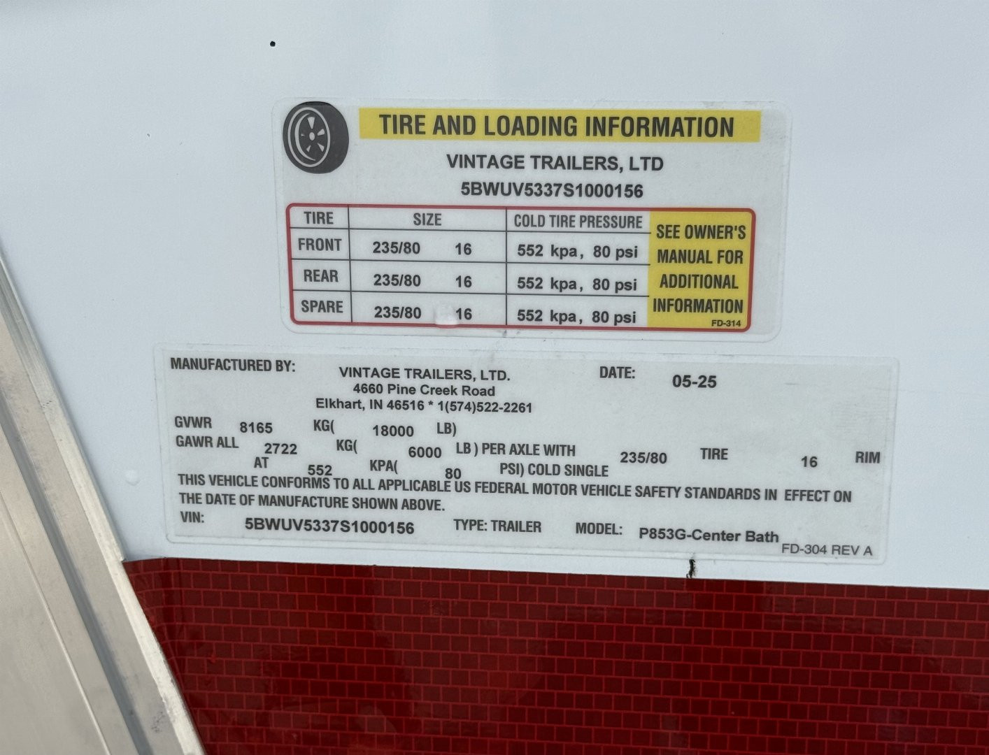 New 2025 Vintage Trailers 8.5x53 Race Trailer With Bathroom