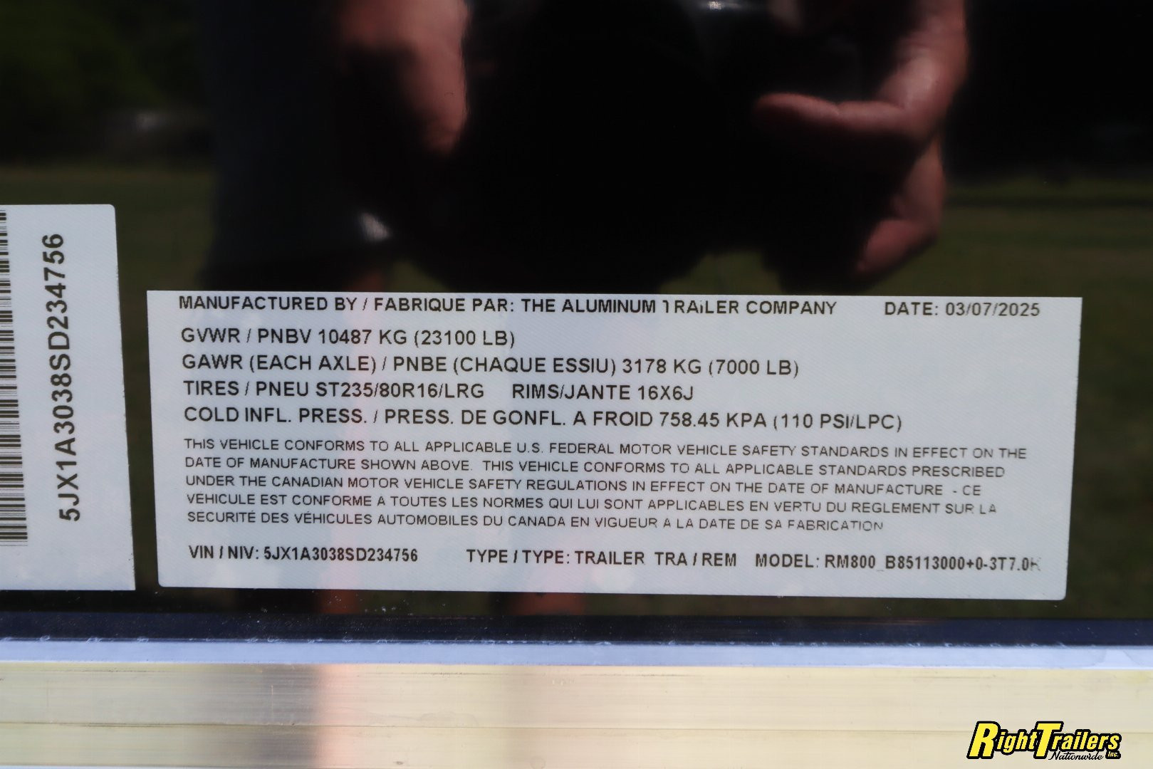 New 2025 8.5x30 ATC Stacker ROM800