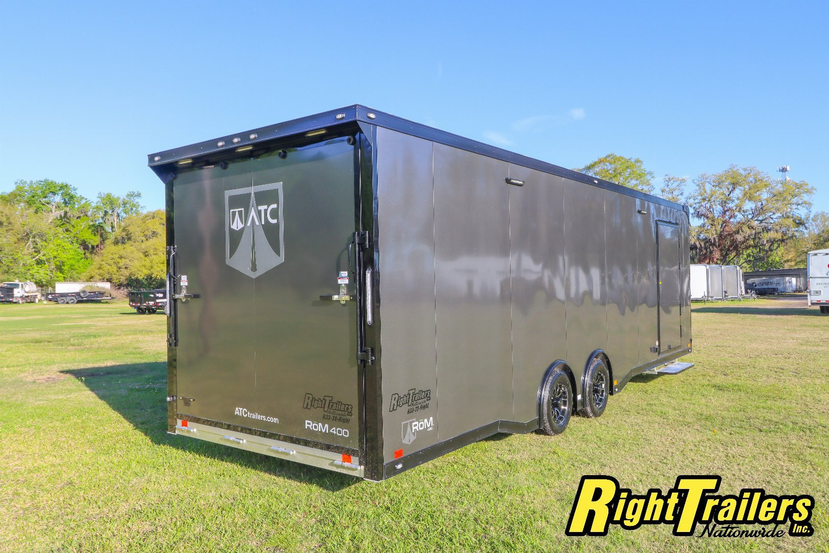 New 2025 ATC 8.5x28 Race Trailer