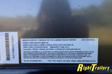 New 2025 ATC 8.5x28 Race Trailer