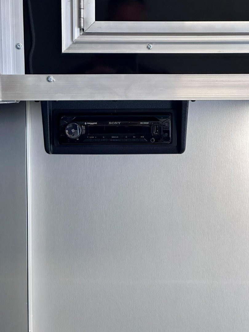 New 2026 Vintage Trailers 8.5x34 Race Trailer with Bathroom Package