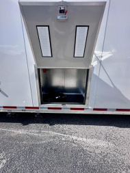 New 2026 Vintage Trailers 8.5x34 Race Trailer with Bathroom Package