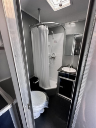 New 2026 Vintage Trailers 8.5x34 Race Trailer with Bathroom Package