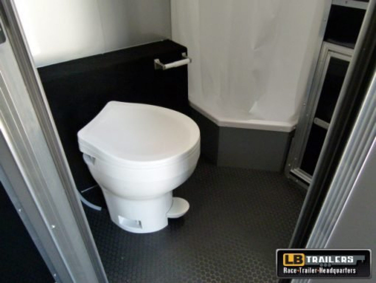 New 2025 Vintage Trailers 8.5x48 Race Trailer with Restroom Package