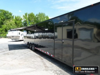 New 2025 Vintage Trailers 8.5x48 Race Trailer with Restroom Package