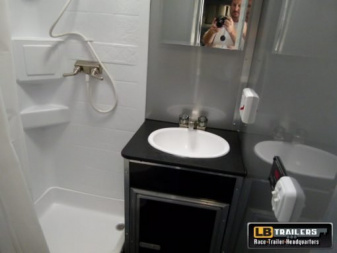 New 2025 Vintage Trailers 8.5x48 Race Trailer with Restroom Package