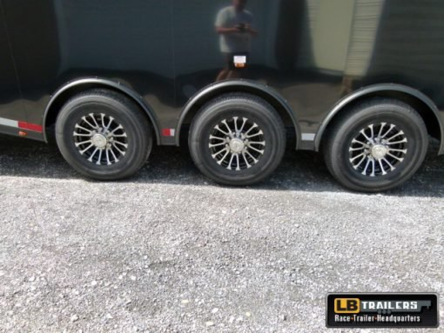 New 2025 8.5x48 Vintage Race Trailer with Bathroom Package