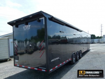 New 2025 8.5x48 Vintage Race Trailer with Bathroom Package