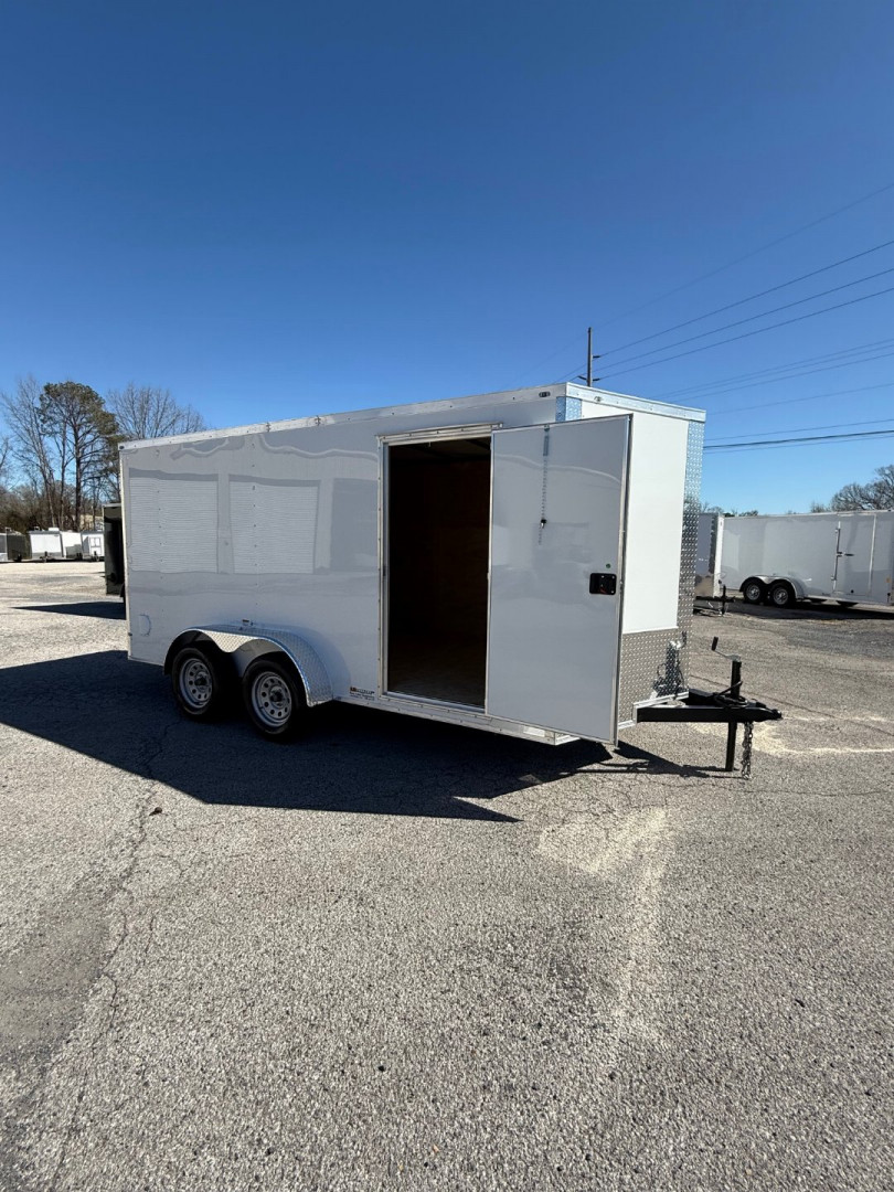 New 2026 7 x 14 HOOK & LINE CARGO TRAILER