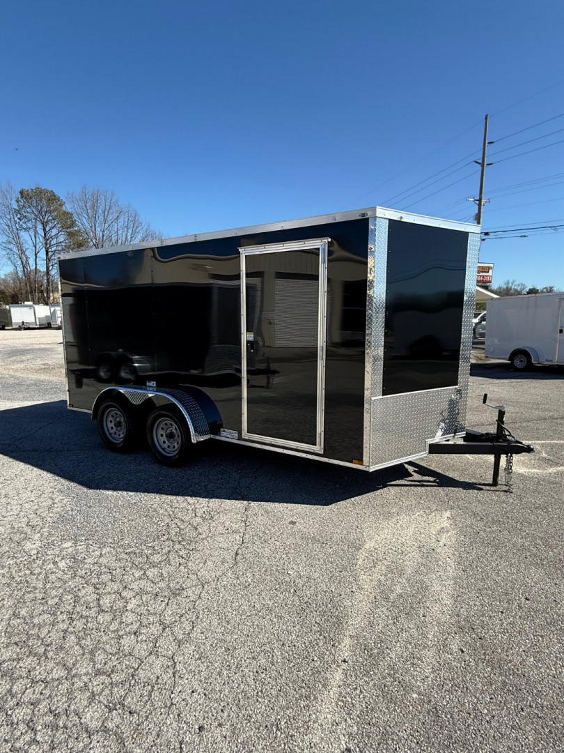 New 2026 7 X 14 HOOK & LINE CARGO TRAILER