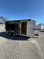 New 2026 7 X 14 HOOK & LINE CARGO TRAILER