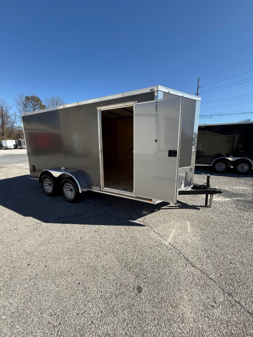 New 2026 7 X 14 HOOK & LINE CARGO TRAILER