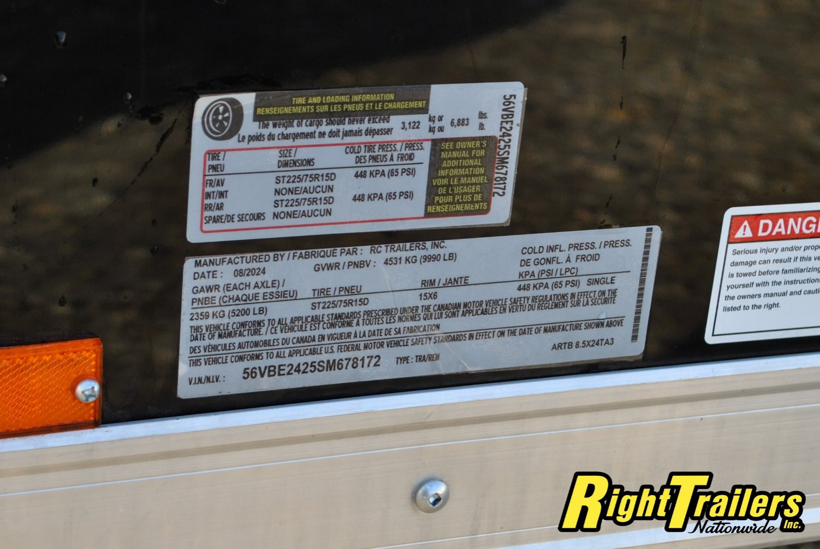 New 2025 RC Trailers 8.5X24 Race Trailer