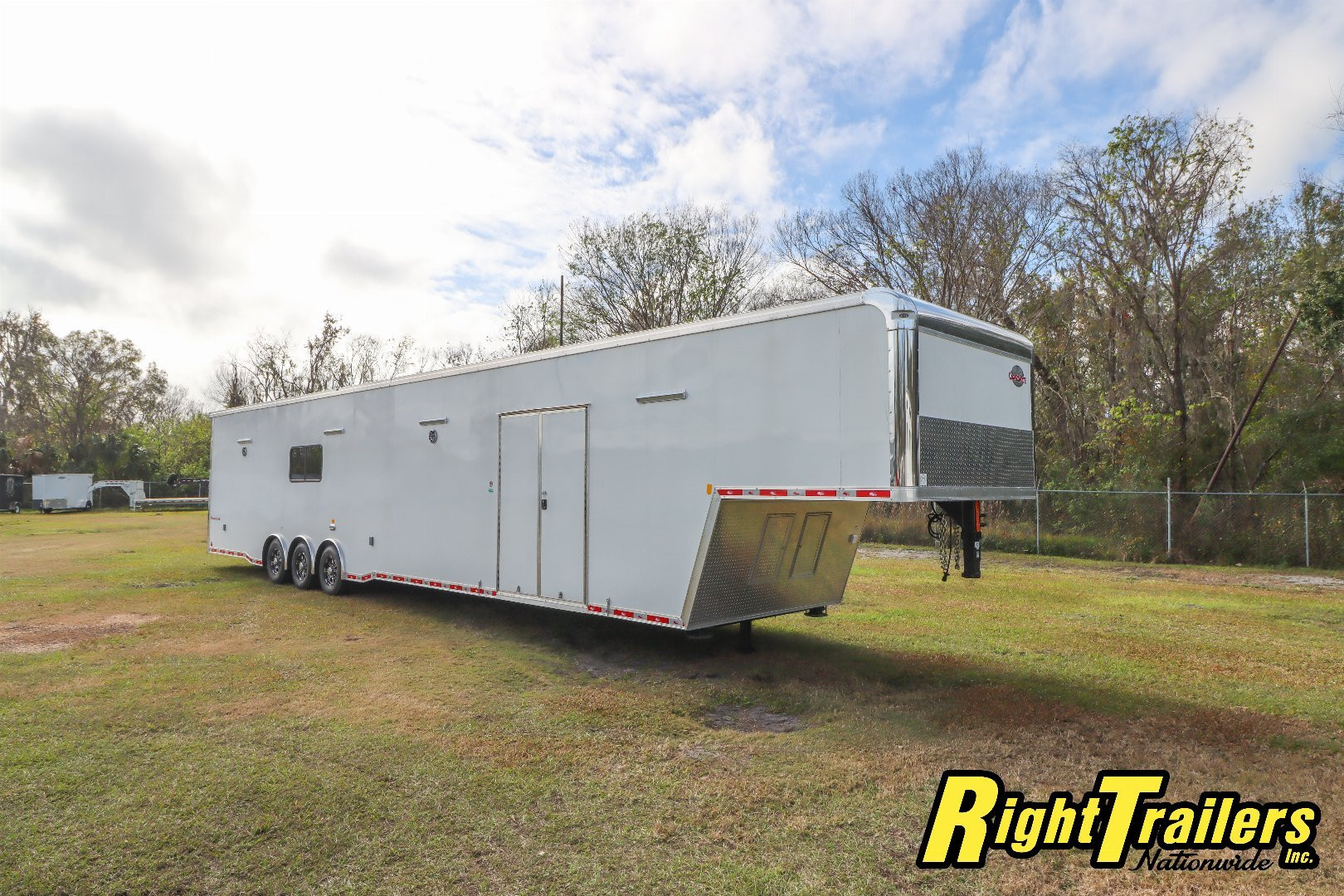 New 2025 Cargo Mate 8.5X48 Gooseneck Race Trailer