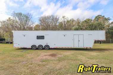 New 2025 Cargo Mate 8.5X48 Gooseneck Race Trailer