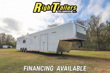 New 2025 Cargo Mate 8.5X48 Gooseneck Race Trailer