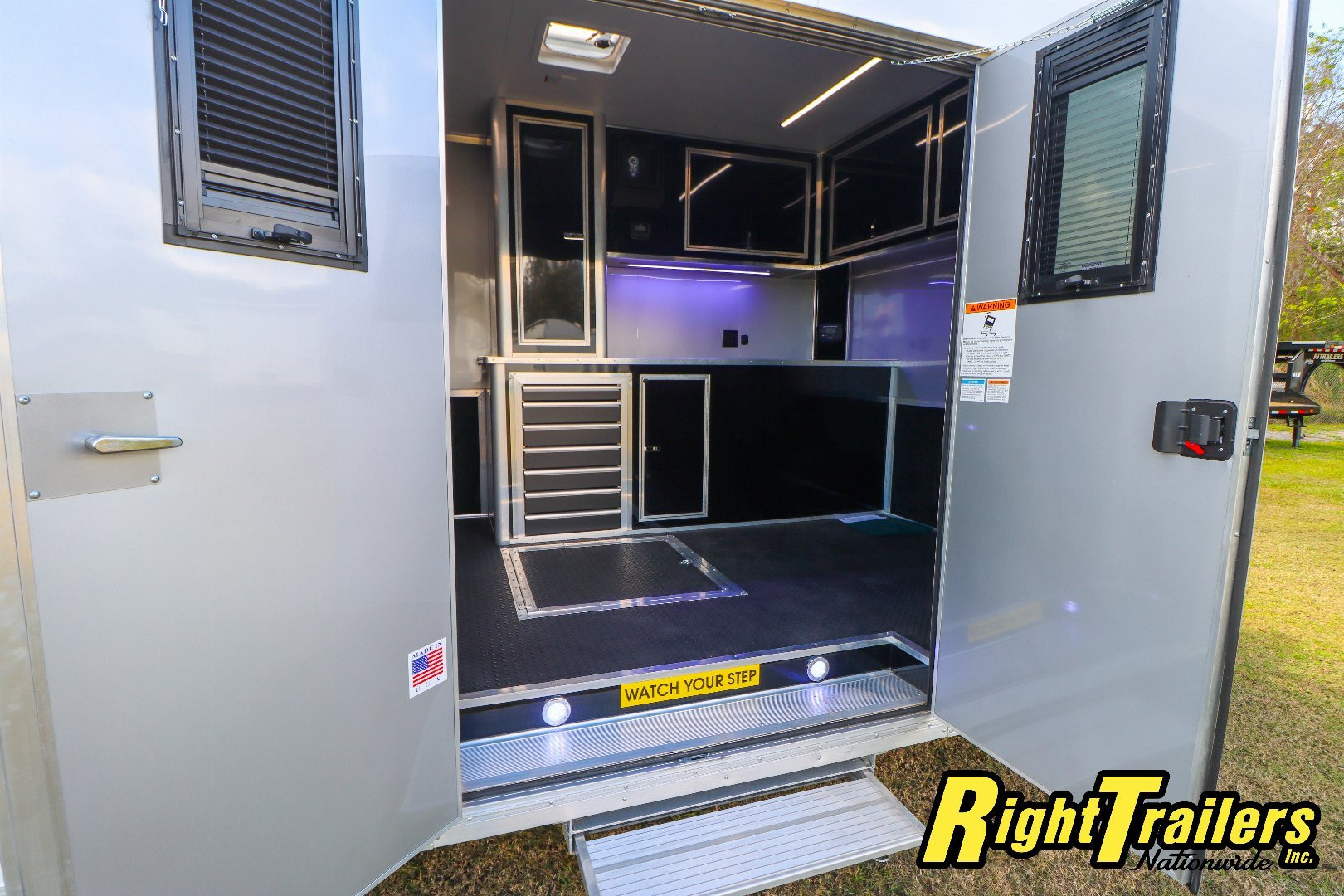 New 2025 Cargo Mate 8.5X34 Race Trailer