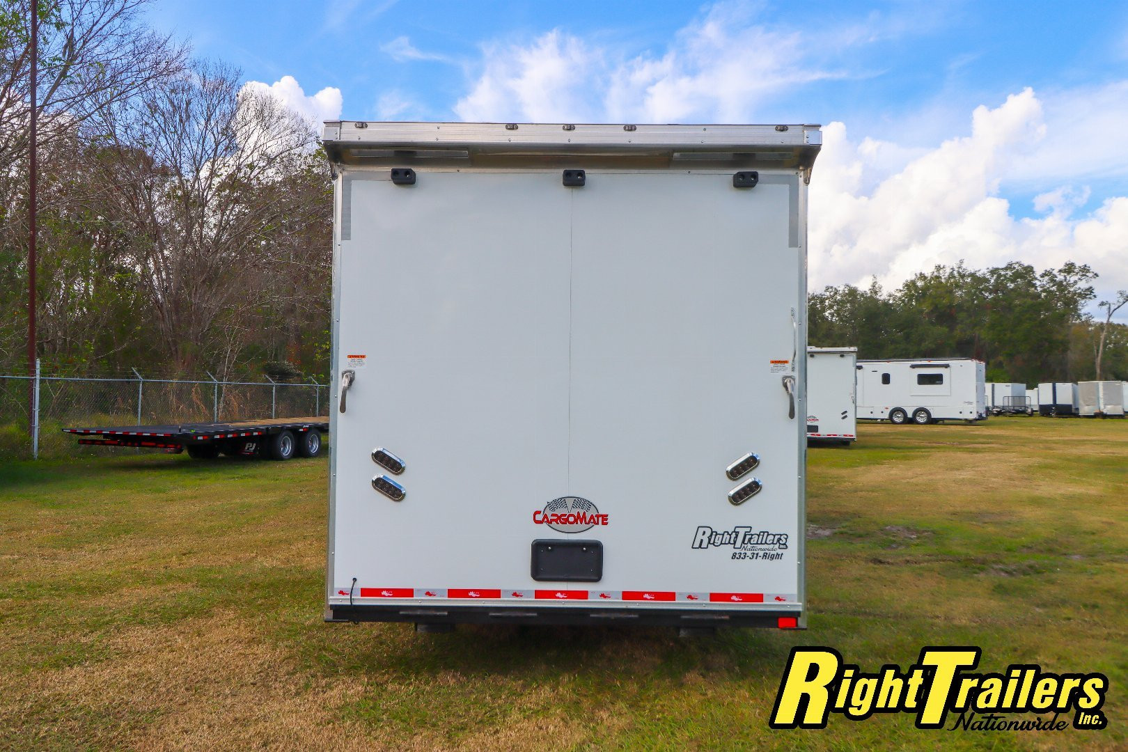 New 2025 Cargo Mate 8.5X34 Race Trailer