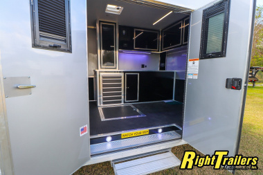 New 2025 Cargo Mate 8.5X34 Race Trailer