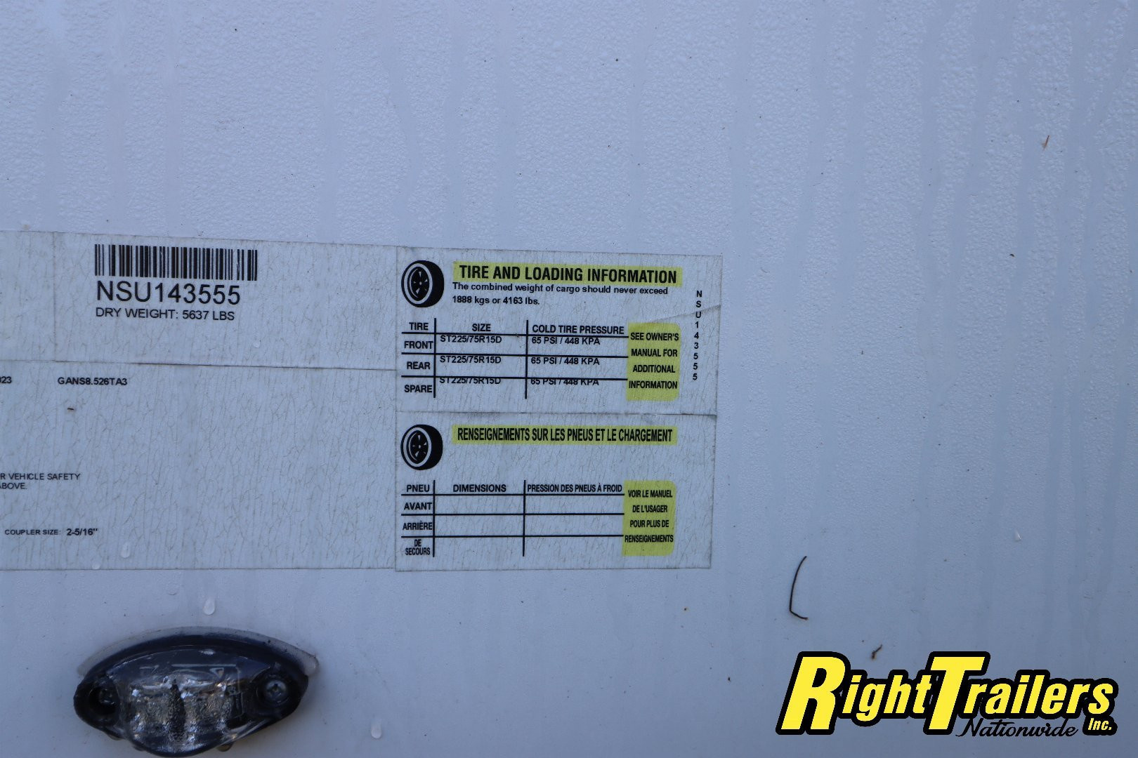 New 2023 Continental Cargo 8.5X26 Race Trailer